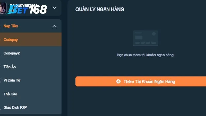 Cách Nạp Tiền Bet168: Nhanh, Gọn, Lẹ Chỉ Trong 1 Phút Cách Nạp Tiền Bet168: Nhanh, Gọn, Lẹ Chỉ Trong 1 Phút