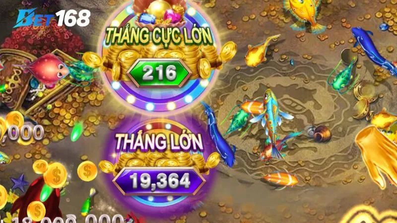 Game Bắn Cá Bet168: Trải Nghiệm Săn Thưởng Khủng