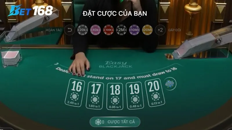 Blackjack Bet168: Chơi Bài Đỉnh Cao Như Một Dân Chuyên Blackjack Bet168: Chơi Bài Đỉnh Cao Như Một Dân Chuyên